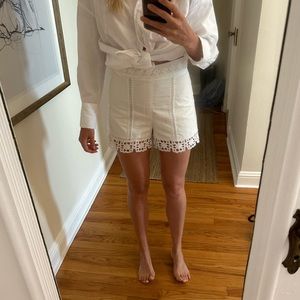 Zara Crochet Shorts